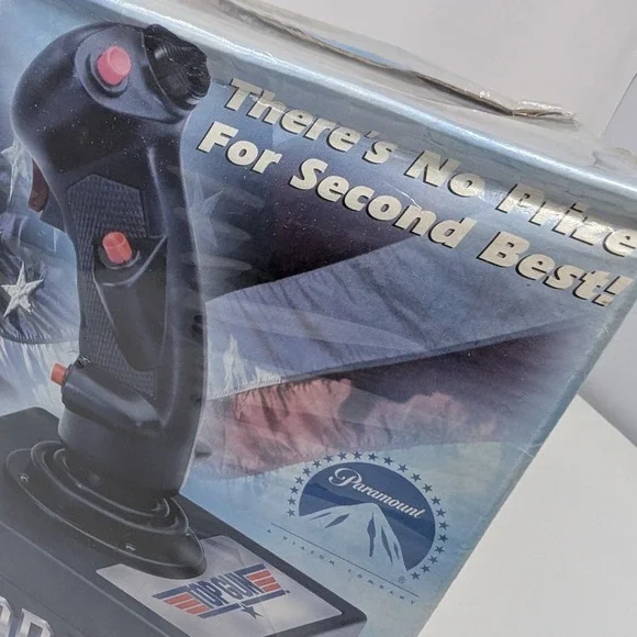 Thrustmaster Top Gun Official vintage 1996 Flight Stick Joystick for PC Unopened
